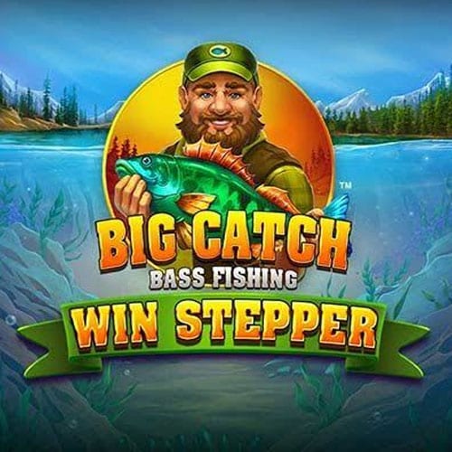 Big Catch Bass Fishing Win Stepper
